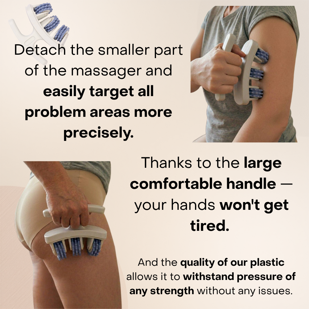 Anti-cellulite roller massager
