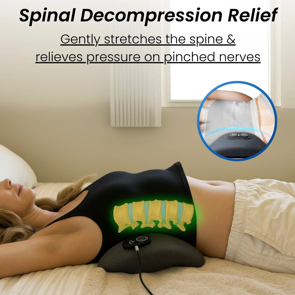 3-in-1 Back Massager Pillow