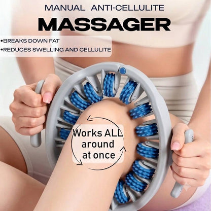 Anti-cellulite roller massager